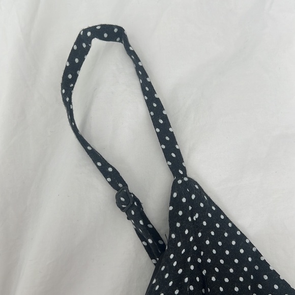 Alice + Olivia black polka dot romper size 0 - Picture 7 of 8